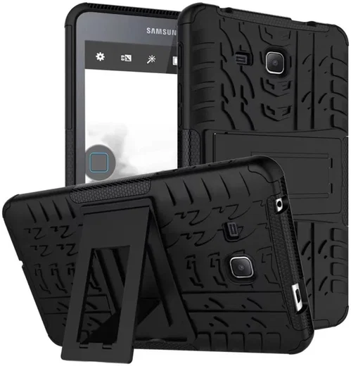 Samsung Galaxy Tab A 7.0 Hybride Kickstand Hoes Zwart afbeelding 1