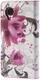 LG Google Nexus 5 Portemonnee Hoesje Paarse Bloemen afbeelding 3