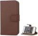 Apple iPhone 4(S) Lederen Hoesje Bruin afbeelding 1