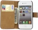 Apple iPhone 4(S) Lederen Hoesje Bruin afbeelding 2