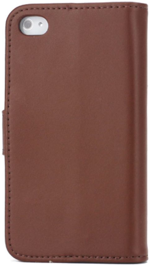 Apple iPhone 4(S) Lederen Hoesje Bruin afbeelding 3