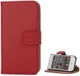 Apple iPhone 4(S) Lederen Hoesje Rood afbeelding 1