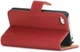 Apple iPhone 4(S) Lederen Hoesje Rood afbeelding 5