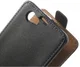 Echt Leren Verticale Sony Xperia Z1 Compact Flip Hoesje afbeelding 5