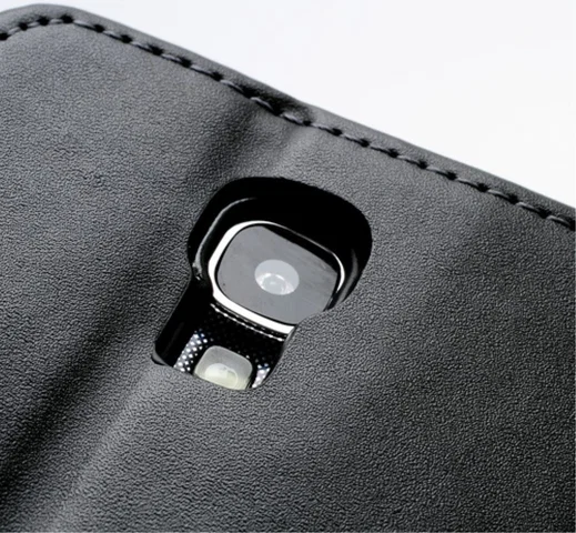 Samsung Galaxy S4 Genuine Leren Portemonnee Hoesje Zwart afbeelding 7