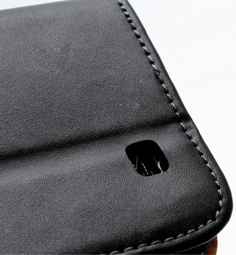 Samsung Galaxy S4 Genuine Leren Portemonnee Hoesje Zwart afbeelding 8