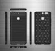 Huawei P9 Geborsteld TPU Hoesje Grijs afbeelding 8