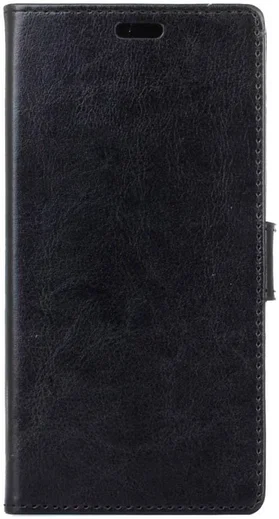 Huawei P9 Portemonnee Hoesje met Standaard Zwart afbeelding 1