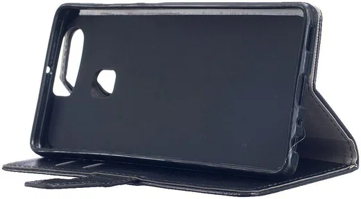 Huawei P9 Portemonnee Hoesje met Standaard Zwart afbeelding 5