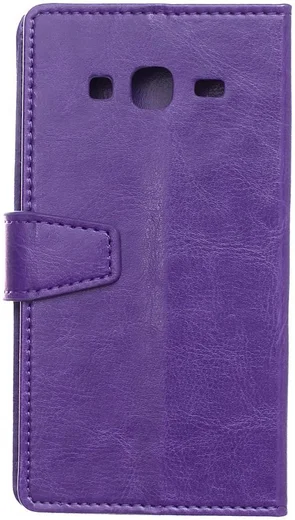 Samsung Galaxy J3 (2016) Portemonnee Hoesje Paars afbeelding 3