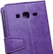 Samsung Galaxy J3 (2016) Portemonnee Hoesje Paars afbeelding 4