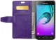 Samsung Galaxy J3 (2016) Portemonnee Hoesje Paars afbeelding 2