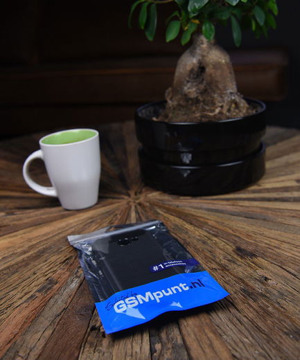 Samsung Galaxy A5 2017 Geborsteld TPU Hoesje Zwart afbeelding 5