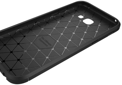 Samsung Galaxy A5 2017 Geborsteld TPU Hoesje Zwart afbeelding 12