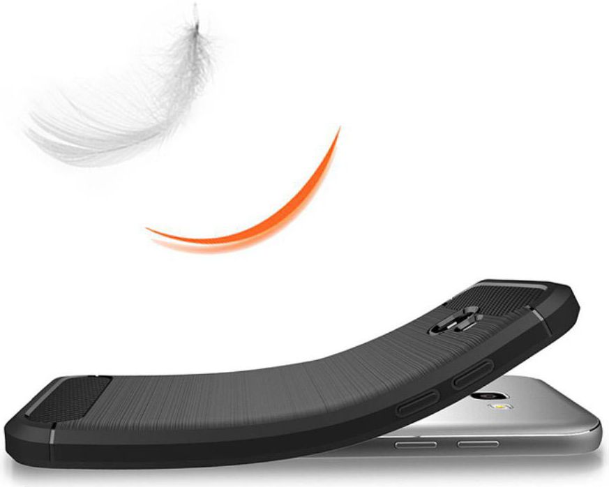 Samsung Galaxy A5 2017 Geborsteld TPU Hoesje Grijs afbeelding 4