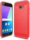 Samsung Galaxy A5 2017 Geborsteld TPU Hoesje Rood afbeelding 1