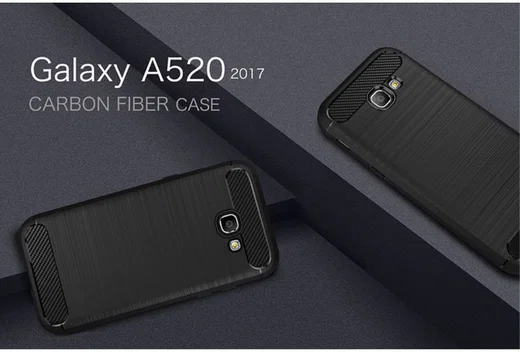 Samsung Galaxy A5 2017 Geborsteld TPU Hoesje Rood afbeelding 12