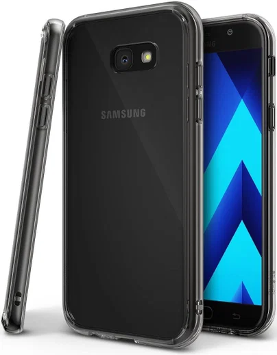 Ringke Fusion Samsung Galaxy A5 2017 Hoesje Doorzichtig Smoke Black afbeelding 1