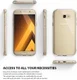 Ringke Fusion Samsung Galaxy A5 2017 Hoesje Doorzichtig Rose Gold afbeelding 7