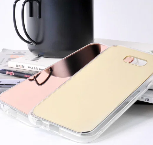 Ringke Fusion Mirror Samsung Galaxy A5 2017 spiegel hoesje Zilver afbeelding 3