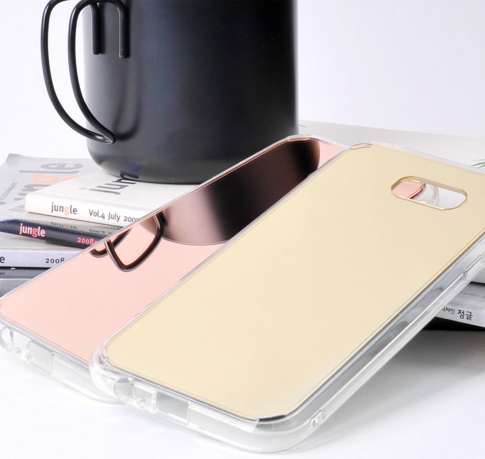 Ringke Fusion Mirror Samsung Galaxy A5 2017 spiegel hoesje Gold afbeelding 3