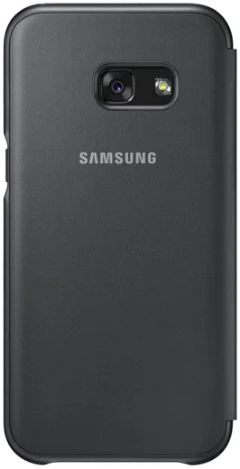Samsung Galaxy A3 (2017) Neon Flip Cover Zwart afbeelding 4