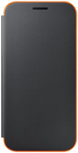 Samsung Galaxy A3 (2017) Neon Flip Cover Zwart afbeelding 3