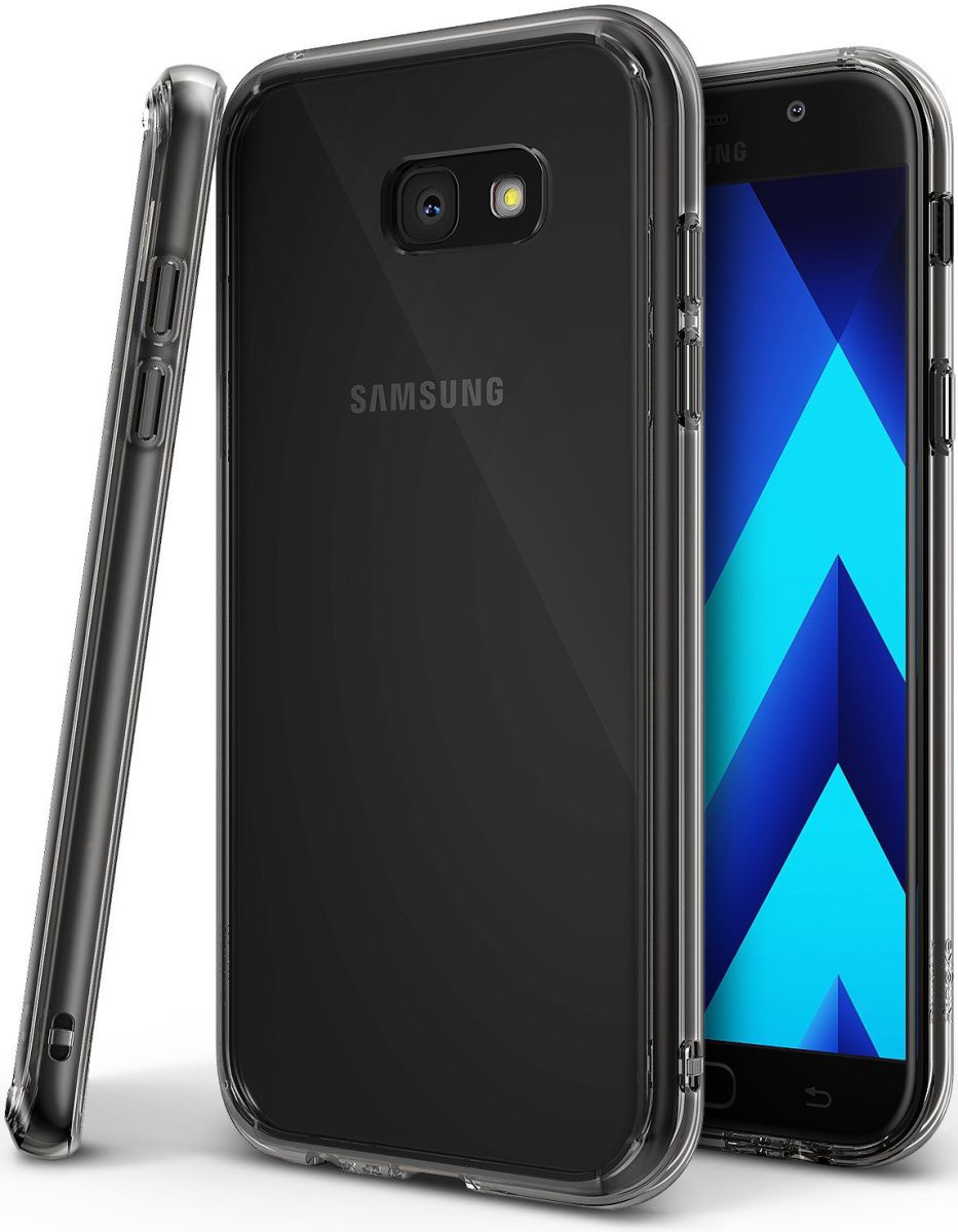 Ringke Fusion Samsung Galaxy A3 2017 Hoesje Doorzichtig Smoke Black afbeelding 1