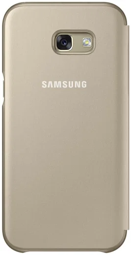 Samsung Galaxy A5 (2017) Neon Flip Cover Goud afbeelding 4