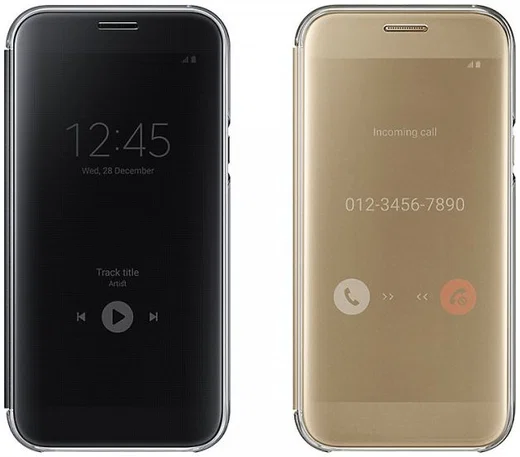 Samsung Galaxy A5 (2017) Clear View Cover Zwart afbeelding 5