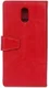 Samsung Galaxy J3 (2017) Portemonnee Hoesje Lychee Rood afbeelding 3