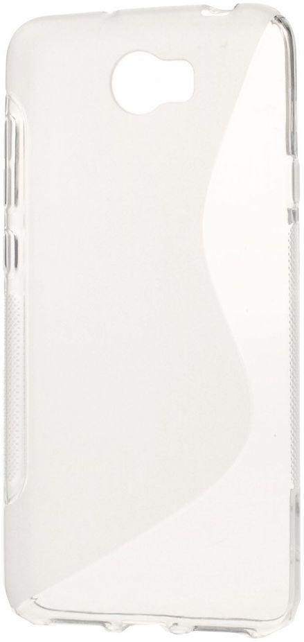 Huawei Y6 II Compact S-Shape TPU Hoesje Transparant afbeelding 1