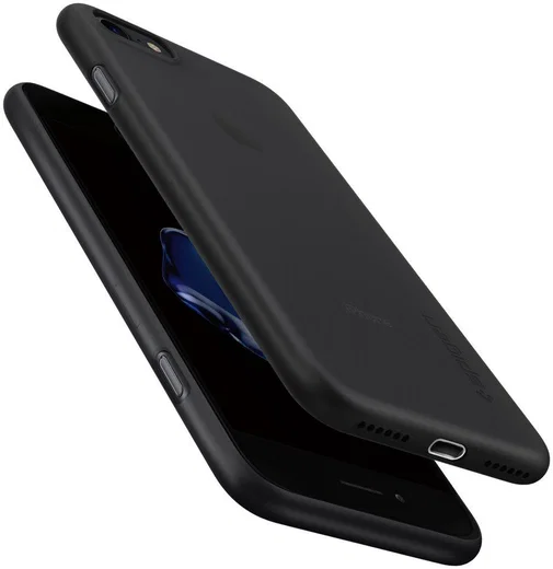 Spigen AirSkin Apple iPhone 7 / 8 Case Zwart afbeelding 3