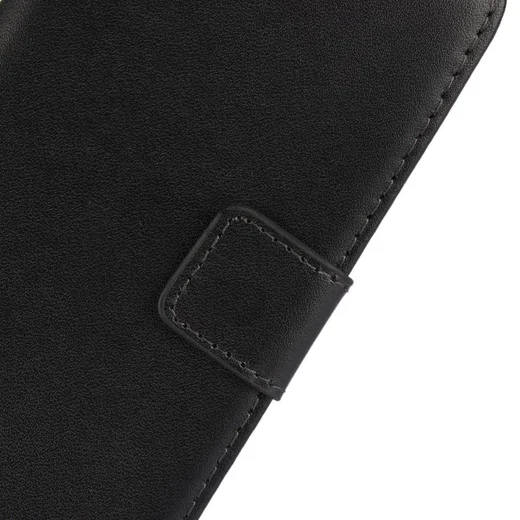 Lenovo B Portemonnee Hoesje Echt Leer Zwart afbeelding 6