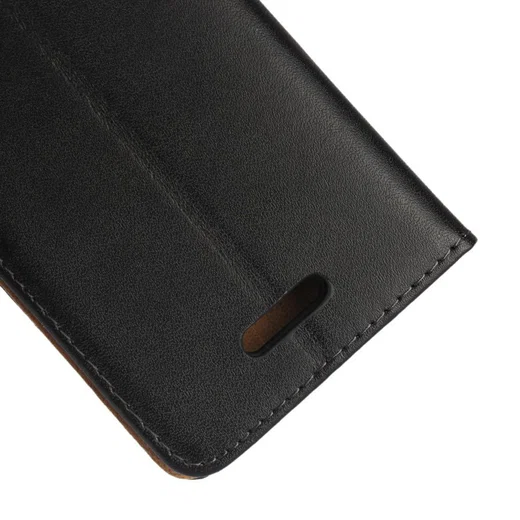 Lenovo B Portemonnee Hoesje Echt Leer Zwart afbeelding 9