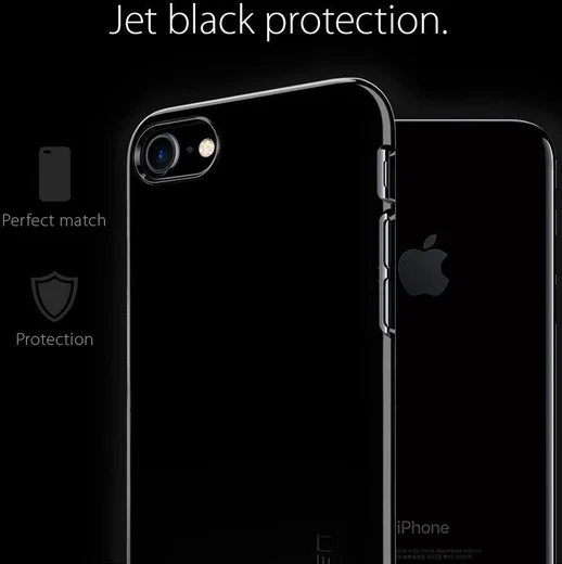 Spigen Thin Fit Case Apple iPhone 7 / 8 Jet Black afbeelding 15