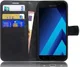 Samsung Galaxy A5 (2017) Portemonnee Hoesje Litchi Zwart afbeelding 1