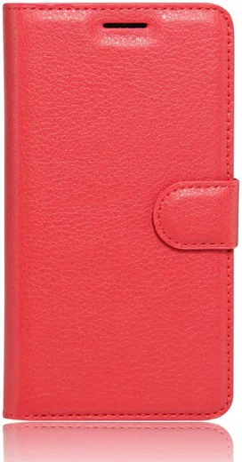 Samsung Galaxy A5 (2017) Portemonnee Hoesje Litchi Rood afbeelding 6