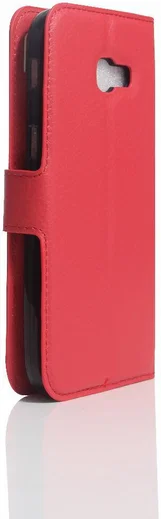 Samsung Galaxy A5 (2017) Portemonnee Hoesje Litchi Rood afbeelding 7