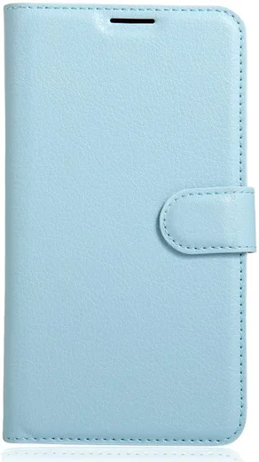 Samsung Galaxy A5 (2017) Portemonnee Hoesje Litchi Blauw afbeelding 6