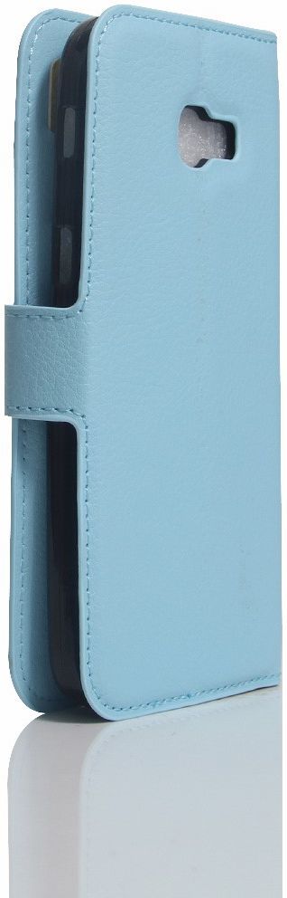 Samsung Galaxy A5 (2017) Portemonnee Hoesje Litchi Blauw afbeelding 7
