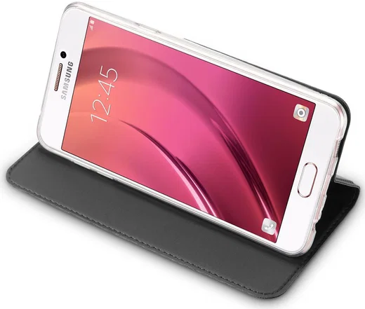 Dux Ducis Samsung Galaxy A3 (2017) Bookcase Hoesje Zwart afbeelding 2