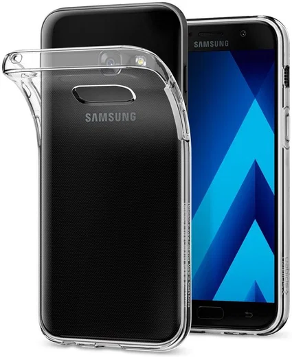Spigen Liquid Crystal Samsung Galaxy A3 (2017) Hoesje Crystal Clear afbeelding 1