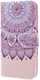 Samsung Galaxy A3 (2017) Portemonnee Hoesje Paars Patroon afbeelding 4