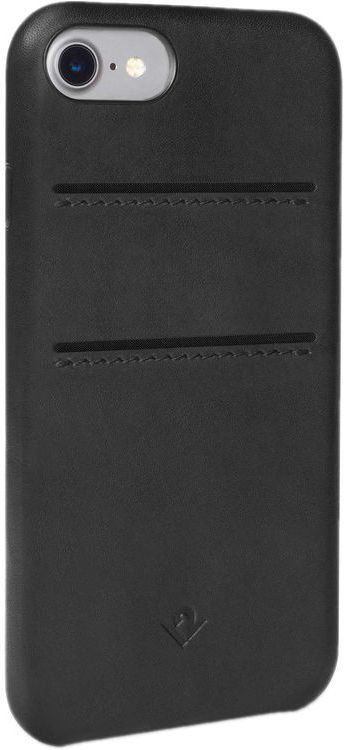 Twelve South RelaxedLeather iPhone 7 / 8 Portemonnee Hoesje Zwart afbeelding 1