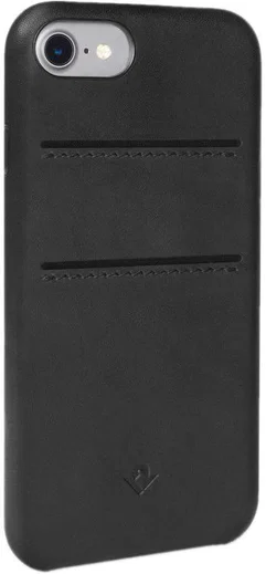 Twelve South RelaxedLeather iPhone 7 / 8 Portemonnee Hoesje Zwart afbeelding 1