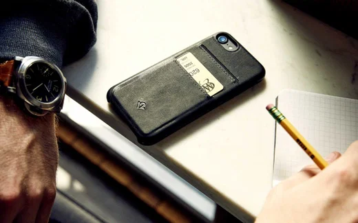 Twelve South RelaxedLeather iPhone 7 / 8 Portemonnee Hoesje Zwart afbeelding 12