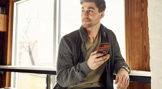 Twelve South RelaxedLeather iPhone 7 / 8 Portemonnee Hoesje Zwart afbeelding 5