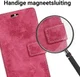 Vintage Samsung Galaxy A3 2017 Bookcase Hoesje Roze afbeelding 3