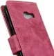 Vintage Samsung Galaxy A3 2017 Bookcase Hoesje Roze afbeelding 10